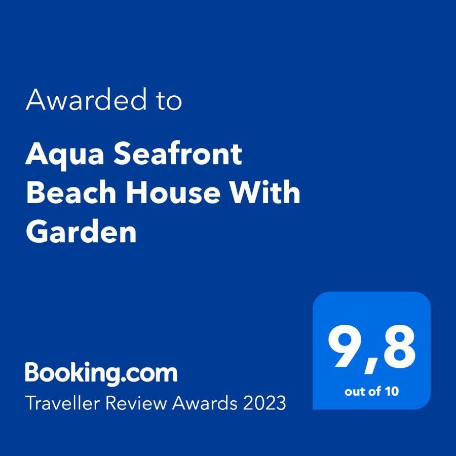 Aqua Seafront Glyfada Corfu Beach House With Garden Luaran gambar