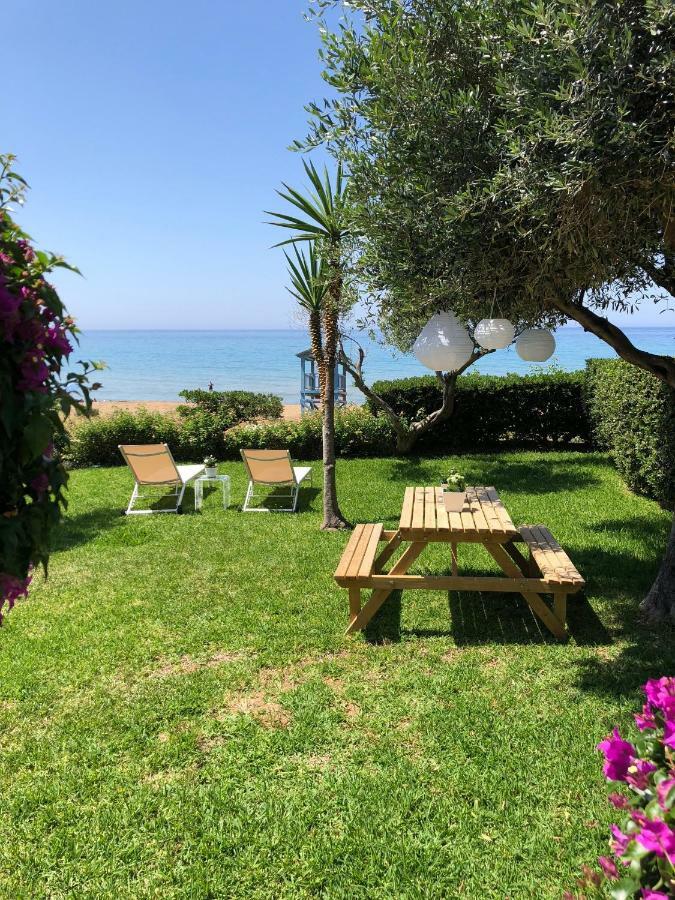 Aqua Seafront Glyfada Corfu Beach House With Garden Luaran gambar