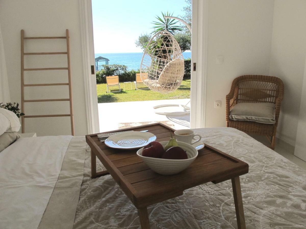 Aqua Seafront Glyfada Corfu Beach House With Garden Luaran gambar