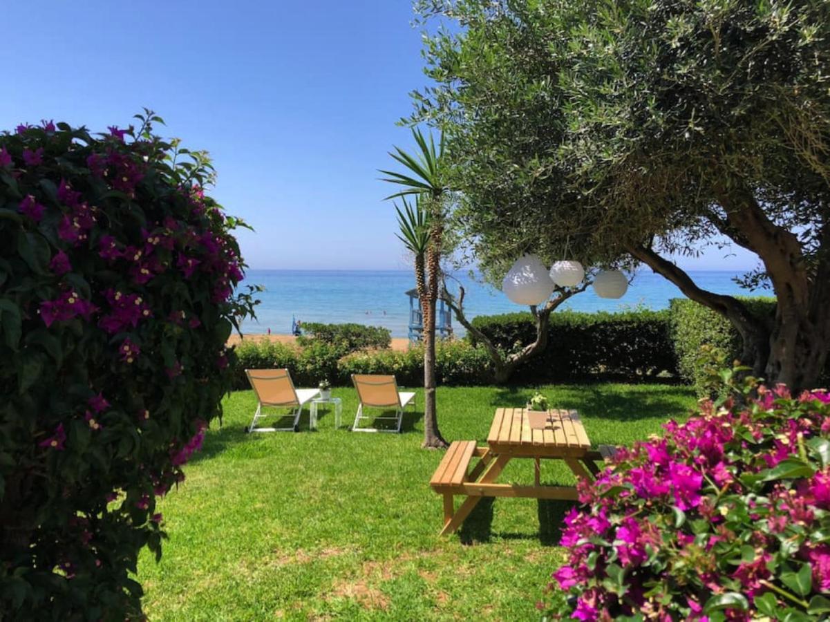 Aqua Seafront Glyfada Corfu Beach House With Garden Luaran gambar